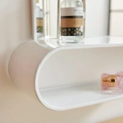 Elements Squoval Wall Mirror With Curling Shelf -Elements Bathroom Deals Store 30893752 alt01