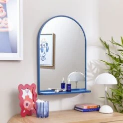 Arched Wall Mirror With Shelf -Elements Bathroom Deals Store 30893755