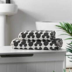 Disney Mickey Mouse Cotton Towel -Elements Bathroom Deals Store 30894521