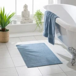 Hotel Heavyweight Terry Bath Mat -Elements Bathroom Deals Store 30900717