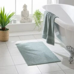 Hotel Heavyweight Terry Bath Mat -Elements Bathroom Deals Store 30900719