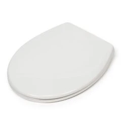 Croydex Lomond White Stick-n-Lock Oval Family Toilet Seat -Elements Bathroom Deals Store 30908780 alt04