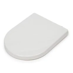Croydex Hillier White Stick-n-Lock D Shape Family Toilet Seat -Elements Bathroom Deals Store 30908841 alt03