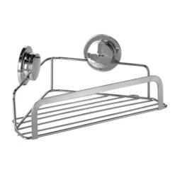 Croydex Stick-n-Lock Corner Basket -Elements Bathroom Deals Store 30908860 alt02