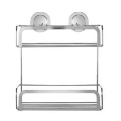 Croydex Stick-n-Lock 2 Tier Cosmetic Basket -Elements Bathroom Deals Store 30908861 alt01