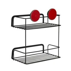 Croydex Stick-n-Lock 2 Tier Cosmetic Basket -Elements Bathroom Deals Store 30908862 alt05