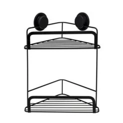 Croydex Stick-n-Lock 2 Tier Corner Basket -Elements Bathroom Deals Store 30908864 alt01