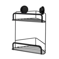 Croydex Stick-n-Lock 2 Tier Corner Basket -Elements Bathroom Deals Store 30908864 alt03