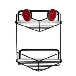Croydex Stick-n-Lock 2 Tier Corner Basket -Elements Bathroom Deals Store 30908864 alt04