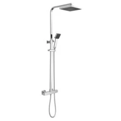 Square Thermostatic Bar Shower With Kit