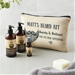 Personalised Beardy And Brilliant Beard Kit