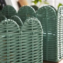 Heart And Soul Scallop Set Of 2 Baskets -Elements Bathroom Deals Store 30919426 alt01