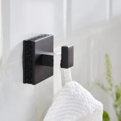 Sparkle Black Square Towel Hook