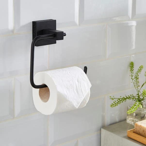 Sparkle Black Square Toilet Roll Holder 1 Sparkle Black Square Toilet Roll Holder