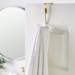 Marble Single Overdoor Towel Hook