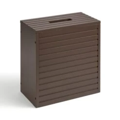 Chocolate Toilet Roll Storage Box -Elements Bathroom Deals Store 30925486 alt02