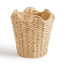 Wavy Shell Woven Bin -Elements Bathroom Deals Store 30925539 alt02