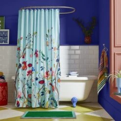 Sophie Robinson Whimsical Garden Shower Curtain 9 Sophie Robinson Whimsical Garden Shower Curtain -Elements Bathroom Deals Store 30932059 alt04