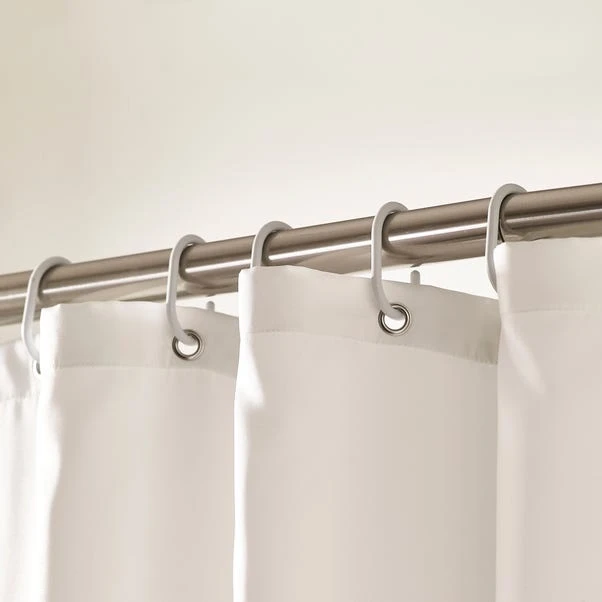 Monochrome Stitch Shower Curtain 2 Monochrome Stitch Shower Curtain - Image 2