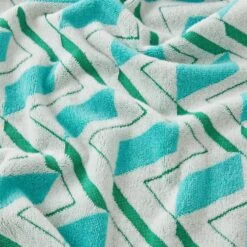 Sophie Robinson Zig Zag Cotton Towel -Elements Bathroom Deals Store 30932242 alt01