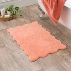 Scalloped Bath Mat -Elements Bathroom Deals Store 30932389