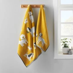 Dogs Cotton Towel -Elements Bathroom Deals Store 30933391 alt03