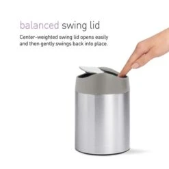 Simplehuman 1.5 Litre Mini Can Swing Bin -Elements Bathroom Deals Store 30934942 alt03