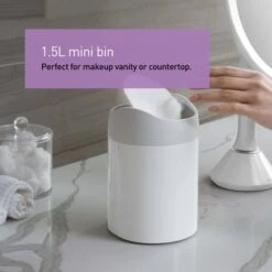 Simplehuman 1.5 Litre Mini Can Swing Bin -Elements Bathroom Deals Store 30934943 alt02