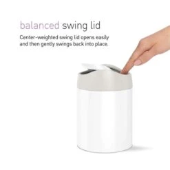 Simplehuman 1.5 Litre Mini Can Swing Bin -Elements Bathroom Deals Store 30934943 alt03