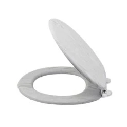 White Oak Effect Toilet Seat -Elements Bathroom Deals Store 30937620 alt03