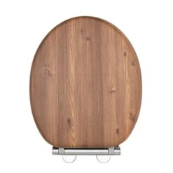 Teak Effect Toilet Seat -Elements Bathroom Deals Store 30937675 alt04