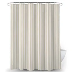 Textured Stripe Shower Curtain -Elements Bathroom Deals Store 30937678