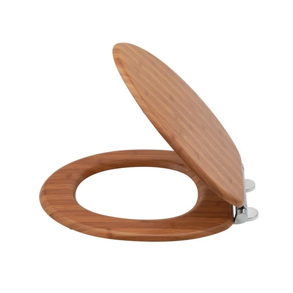 Bamboo Effect Toilet Seat 3 Bamboo Effect Toilet Seat - Image 3