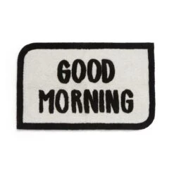 Good Morning Slogan Bath Mat 5 Good Morning Slogan Bath Mat -Elements Bathroom Deals Store 30939024 alt02