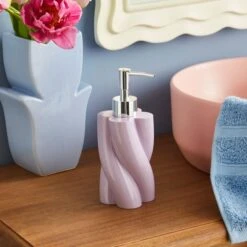 Twist Resin Soap Dispenser -Elements Bathroom Deals Store 30945008