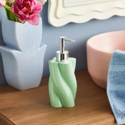 Twist Resin Soap Dispenser -Elements Bathroom Deals Store 30945027