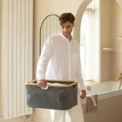 Brabantia 40L Foldable Laundry Basket -Elements Bathroom Deals Store 30948941 alt04