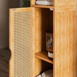 Avani Tallboy, Bamboo -Elements Bathroom Deals Store 30964252 alt02