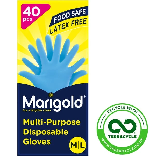 Marigold Pack Of 40 Disposable Gloves 1 Marigold Pack Of 40 Disposable Gloves