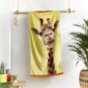 Catherine Lansfield Giraffe Beach Towel